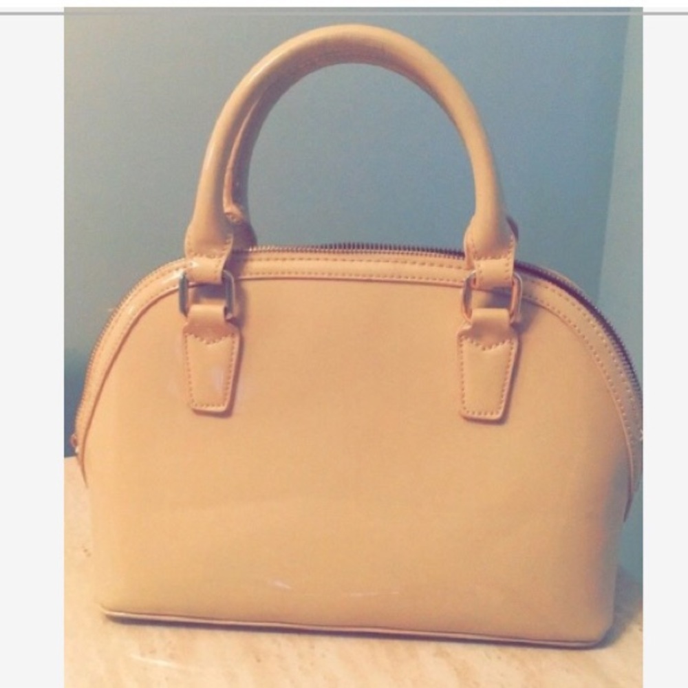 BCBG Paris Tan Handbag Purse